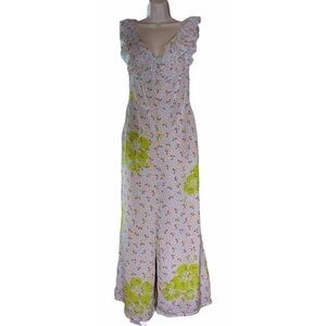 Mochi Silk Multi Colored Romper L.arge NWT